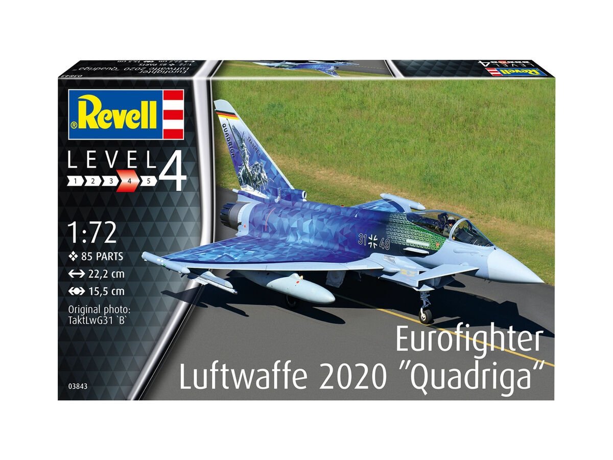 Revell 03843 Eurofighter "Luftwaffe 2020 Quadriga" 1/72