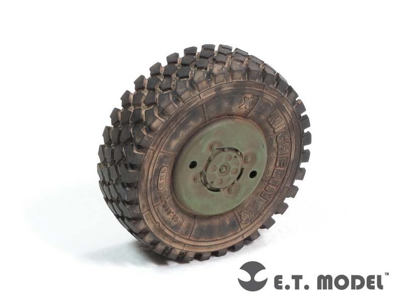 E.T. Model ER35-041 Modern U.S. M1070 Truck Tractor Weighted Road Wheels For HOBBYBOSS 85502 1/35 – zdjęcie 2