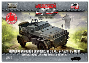 First To Fight PL101 German Armored Car Sd.Kfz. 247 Ausf. BZ MG34 1/72 – image 2