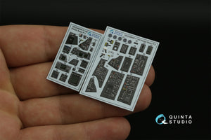 Quinta Studio QDS-48405 F-14D 3D-Printed &amp;amp; coloured Interior on decal paper (Hobby Boss) (Small version) 1/48 – Bild 5