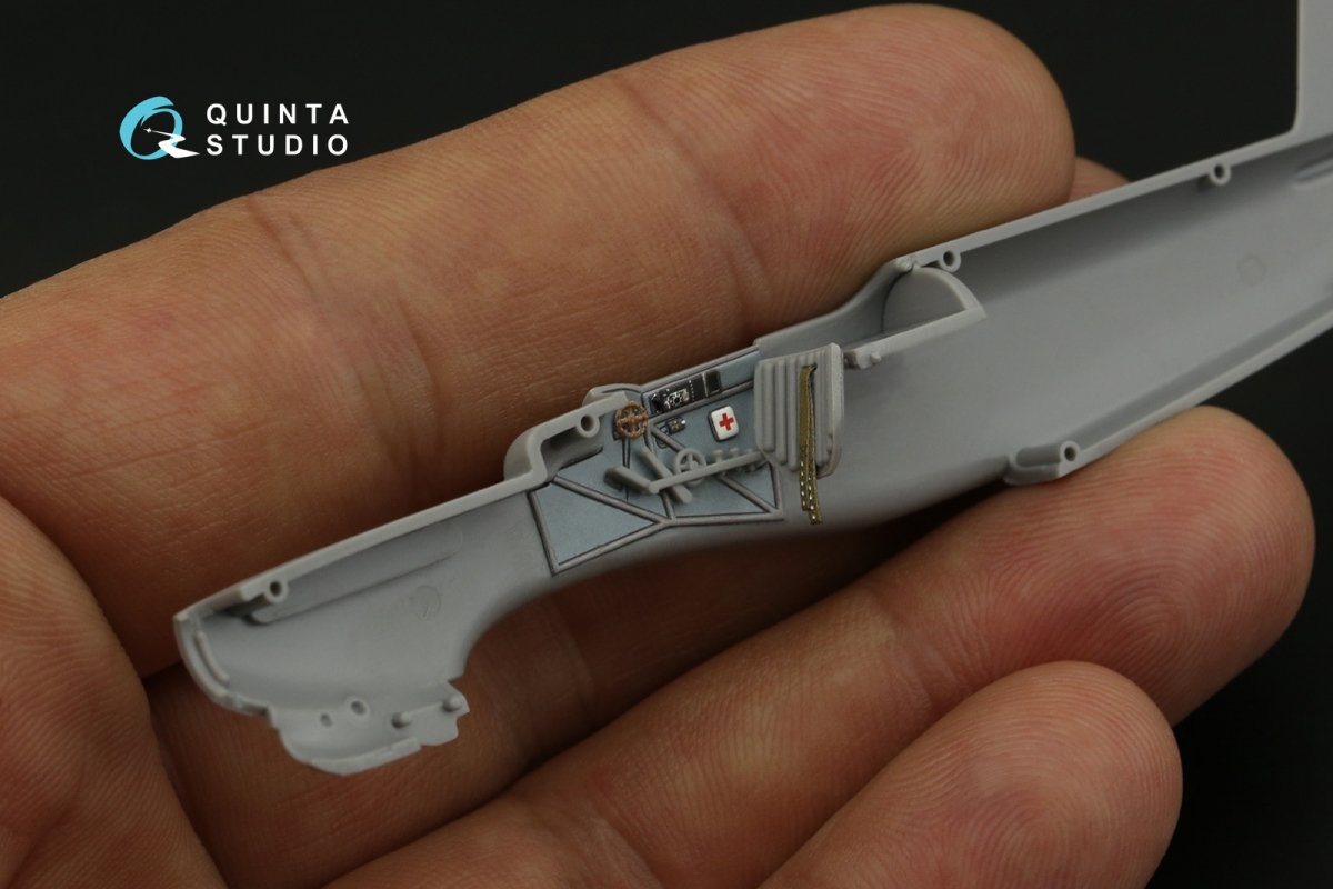 Quinta Studio QD72084 Yak-1B 3D-Printed &amp;amp; coloured Interior on decal paper (Arma Hobby) 1/72 – immagine 5