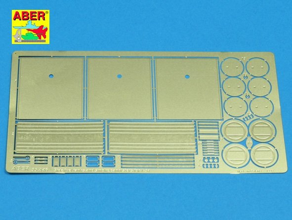 Réservoirs de carburant latéraux et générateurs de fumée Aber 35A046 pour T-34 (1/35)