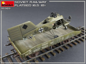 MiniArt 35303 Soviet Railway Flatbed 16,5-18t 1/35 – imagen 13