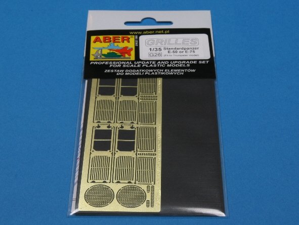 Aber 35G26 Grilles for german tank Standardpanzer E-75 or E-50 1/35 – Bild 6