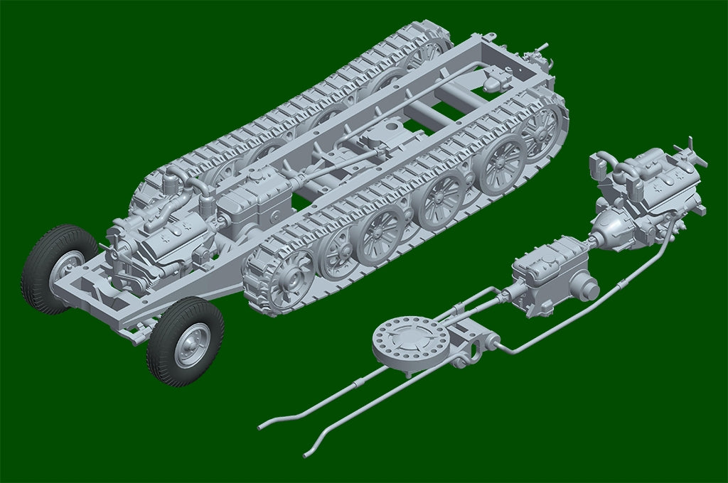 Trumpeter 07404 Sd.Kfz.8 Gepanzerter Zugkraftwagen 12t 1/72 – imagen 15