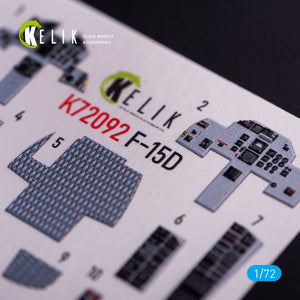 KELIK K72092 F-15D - interior 3D decals for FineMolds kit 1/72 – Bild 8