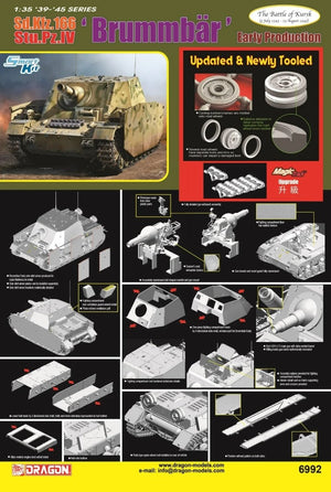 Dragon 6992 Sd.Kfz.166 Stu.Pz.IV &amp;#39;Brummbär&amp;#39; Early Production 1/35 – Bild 2