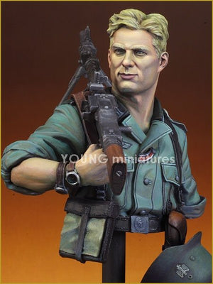 Young Miniatures YM1829 GERMANMG34 GUNNER 1941 1/10 – immagine 4