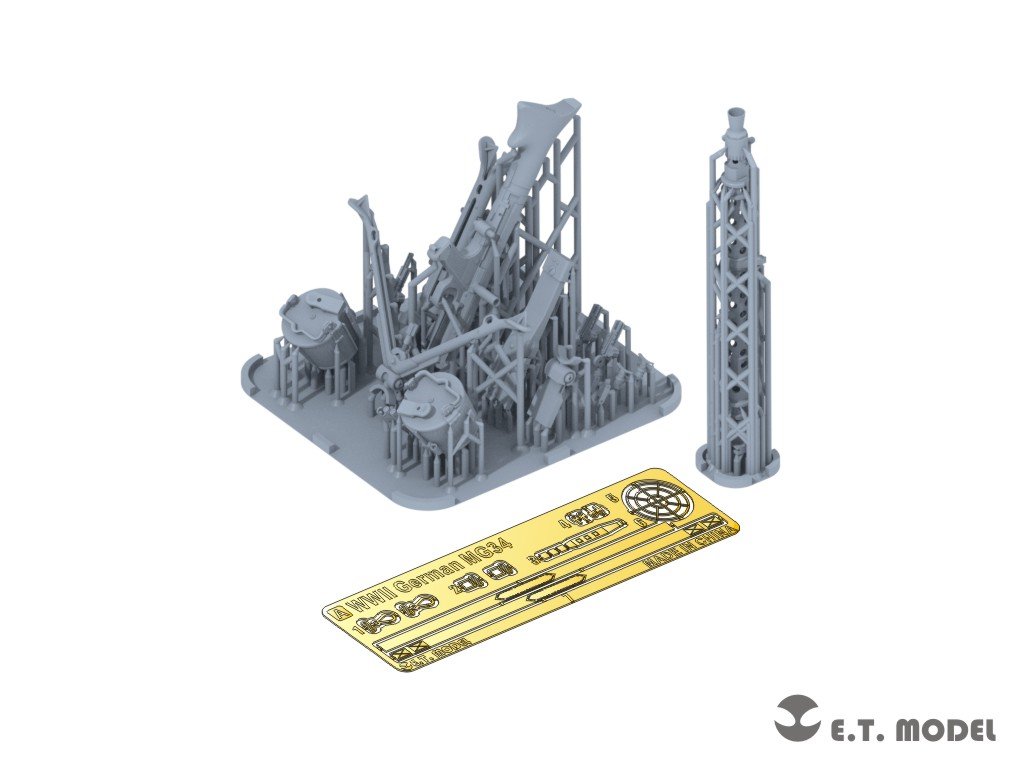 Maquette ET Model P16-001 Mitrailleuse allemande MG34 de la Seconde Guerre mondiale (Impression 3D) 1/16 – image 4