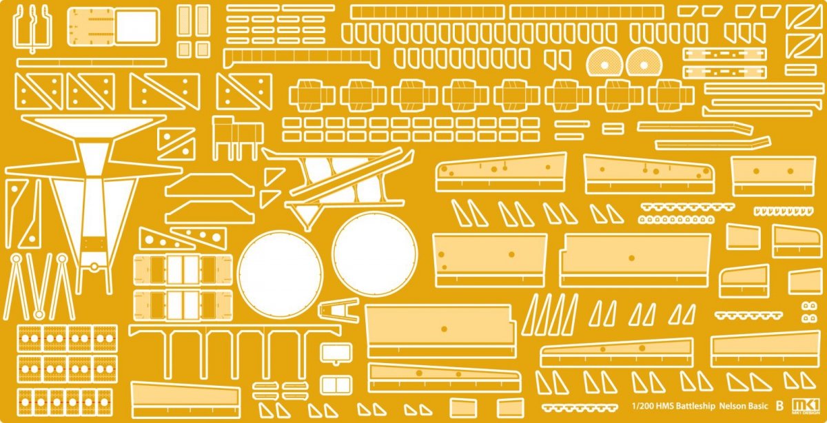 MK1 Design MD-20014 HMS Rodney Value Pack 1/200 – imagen 6