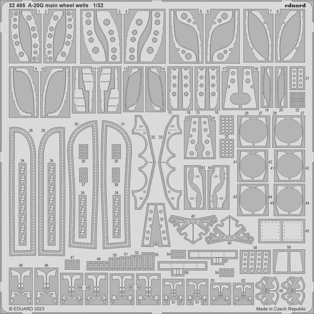 Eduard BIG33156 A-20G HONG KONG MAQUETTES 1/32 – image 3