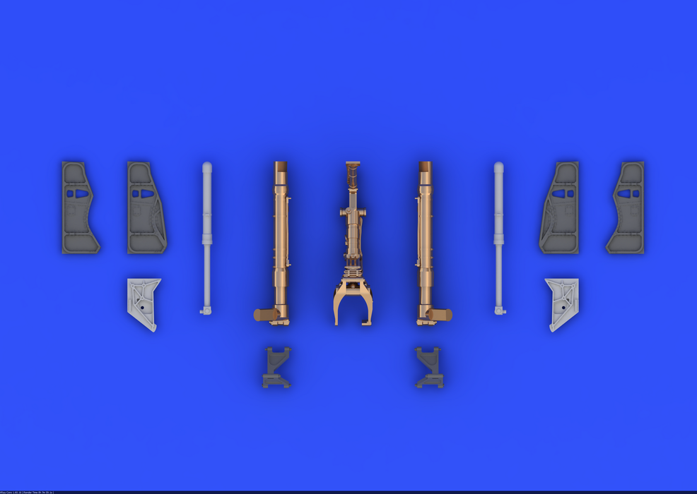 Eduard 648080 MiG-21 undercarriage legs BRONZE 1/48 (Eduard) – imagen 2