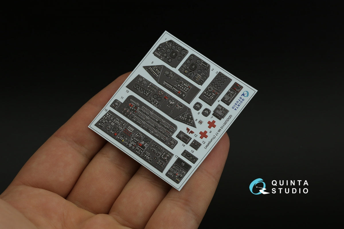 Quinta Studio QD35110 Mi-17 3D-Printed coloured Interior on decal paper (Trumpeter) 1/35 – imagen 6