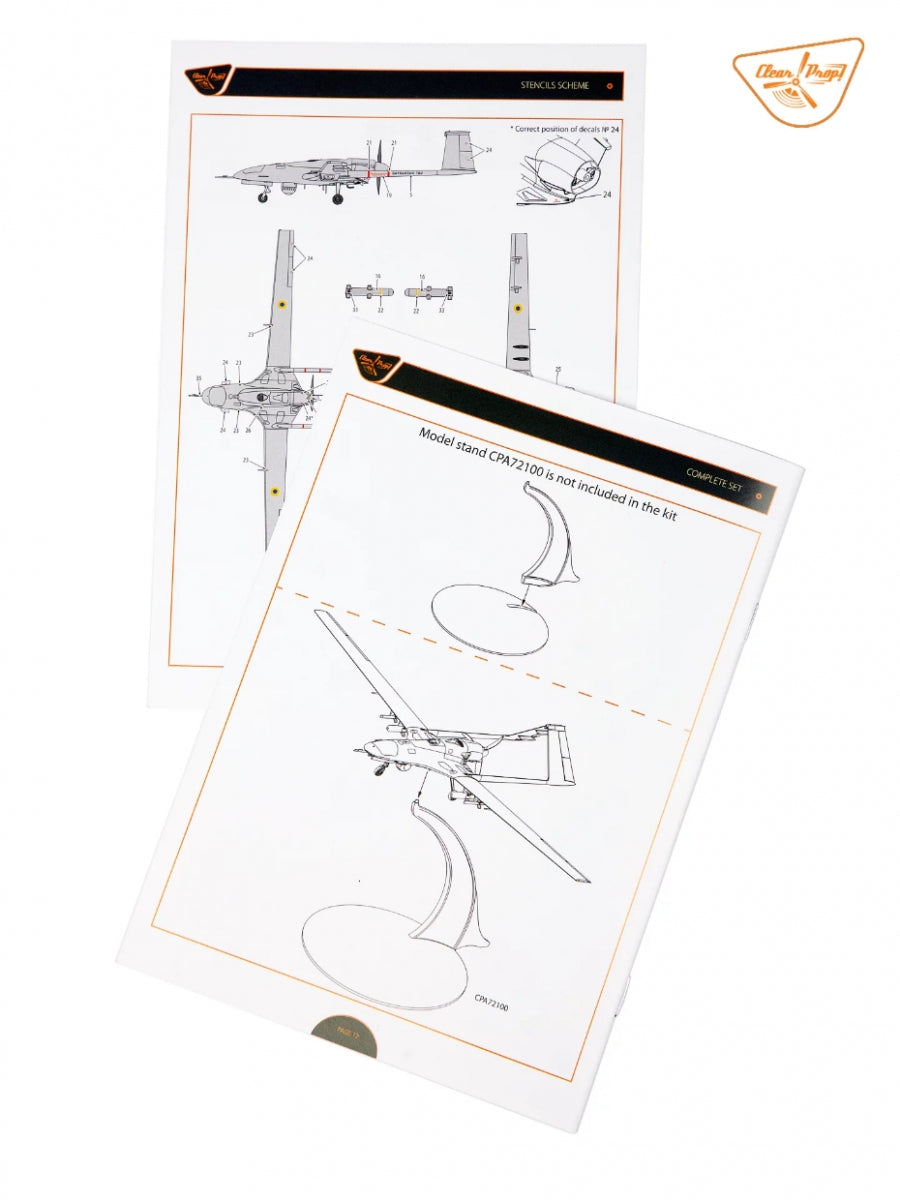 Clear Prop! CP4810 TB.2 UAV UKRAINIAN NAVY STARTER KIT 1/48 – immagine 11