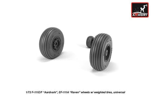 Armory Models AW72338 F-111E/F Aardvark / EF-111A Raven wheels w/ weighted tires 1/72 – zdjęcie 2