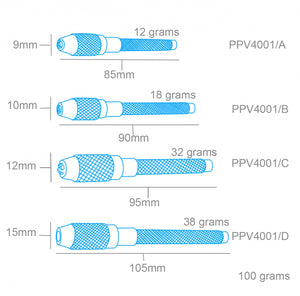 Modelcraft PPV4001-C English Pattern Pin Vice (1.3 - 3.1mm) – immagine 2