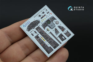 Quinta Studio QDS-32247 F-104C 3D-Printed &amp;amp; coloured Interior on decal paper (Italeri) (Small version) 1/32 – imagen 5