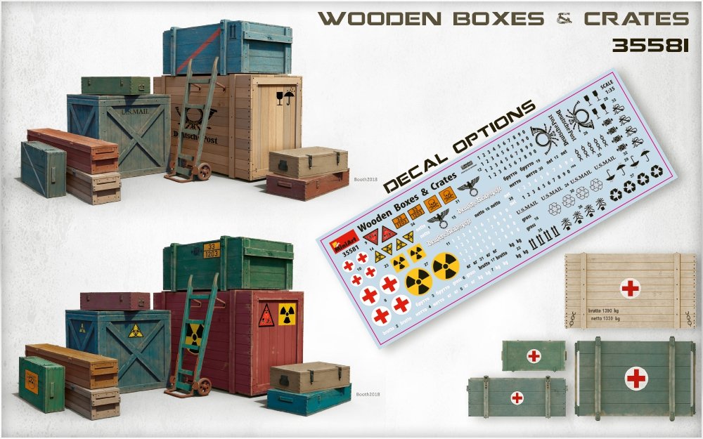MiniArt 35581 Wooden Boxes &amp;amp; Crates 1/35 – Bild 2
