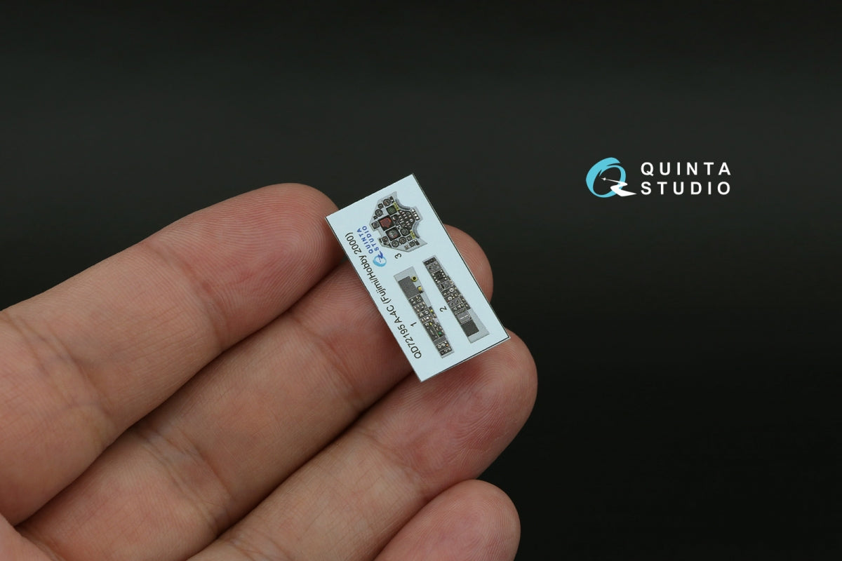 Quinta Studio QD72195 A-4C 3D-Printed &amp;amp; coloured Interior on decal paper (Fujimi/Hobby 2000) 1/72 – imagen 5