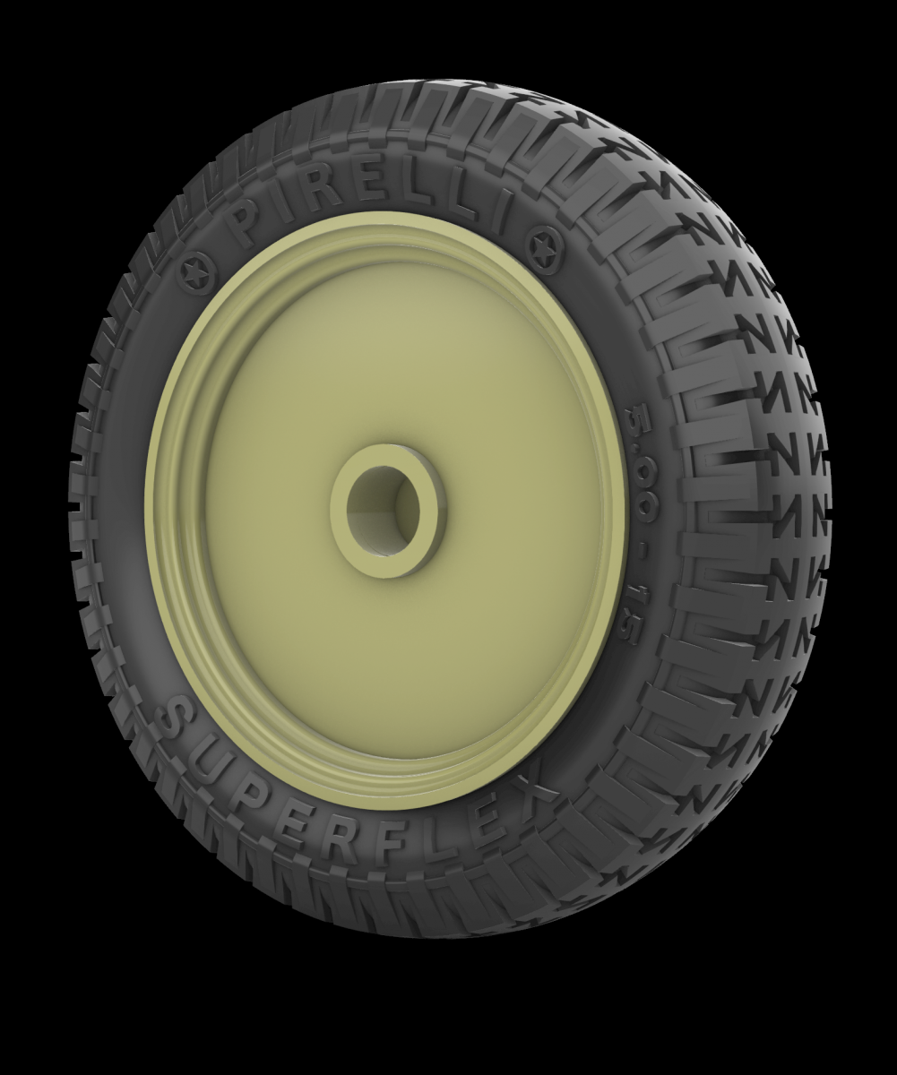 Panzer Art RE35-735 Fiat 508 Road wheels (Crosscountry) 1/35 – imagen 2