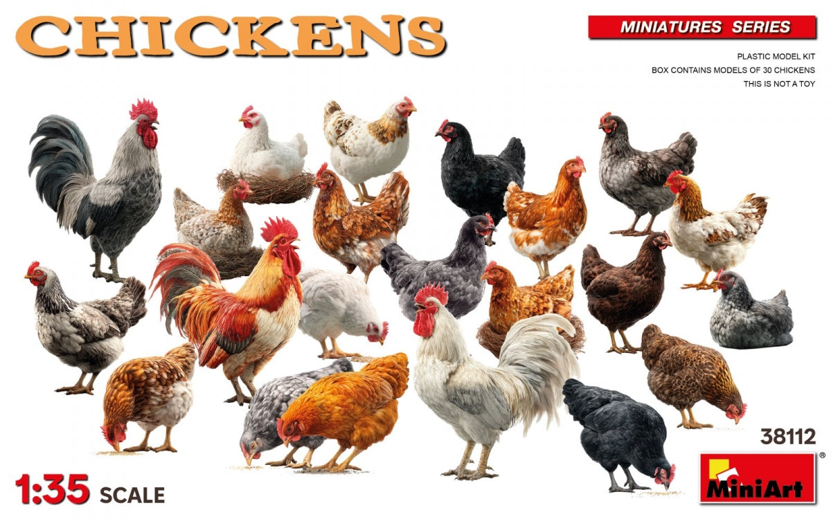 MiniArt 38112 Chickens 1/35