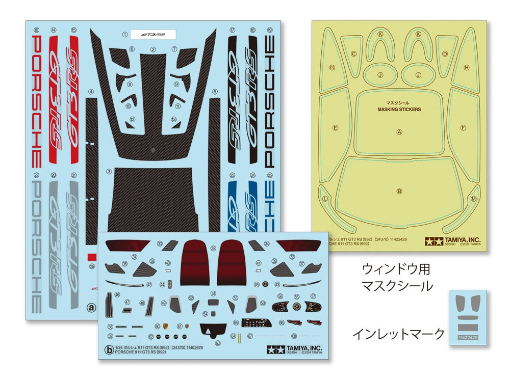 Tamiya 24370 Porsche 911 GT3 RS ( 992 ) 1/24 – immagine 9