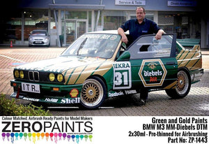Zero Paints ZP-1443 BMW M3 MM-Diebels DTM - Coffret de peinture verte et or 2x30ml – image 2