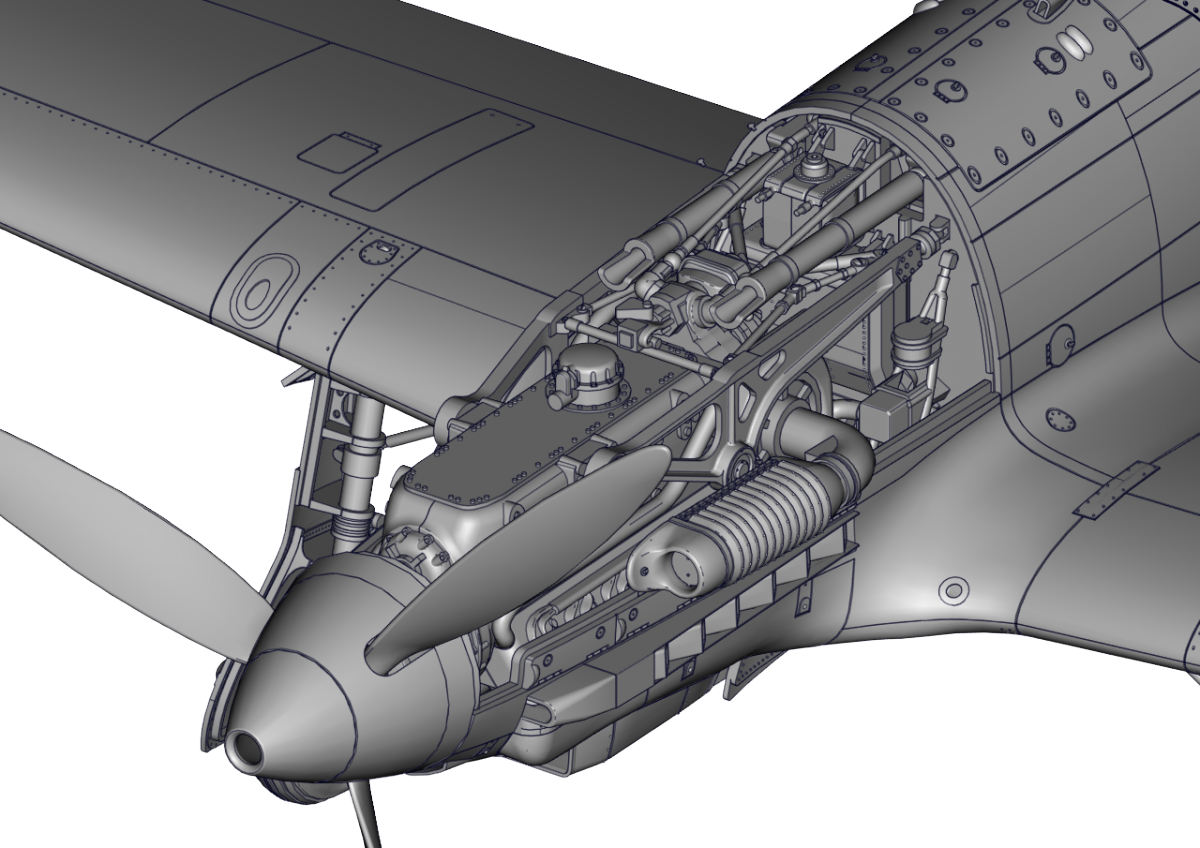 Italeri 2518 Macchi M.C. 202 Folgore 1/32 – zdjęcie 5