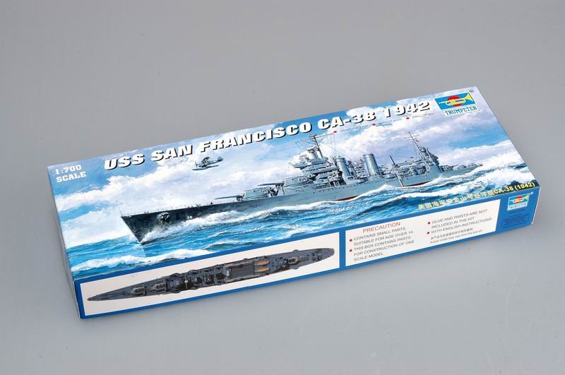 Trumpeter 05746 USS San Francisco CA-38 (1942) 1/700 – imagen 2