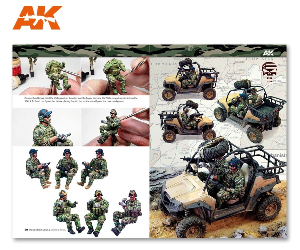 AK Interactive AK247 AK APPRENTISSAGE 08 : CAMOUFLAGES DE FIGURES MODERNES (Anglais) – image 6
