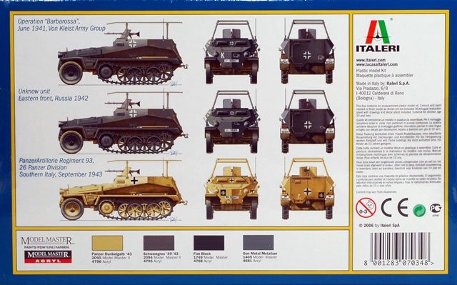 Italeri 7034 Sd. Kfz. 250/3 1/72 – Bild 3