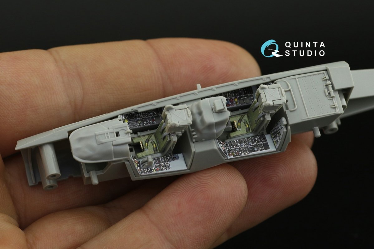 Quinta Studio QD72031 F-14D 3D-Printed &amp;amp; coloured Interior on decal paper (GWH) 1/72 – imagen 6