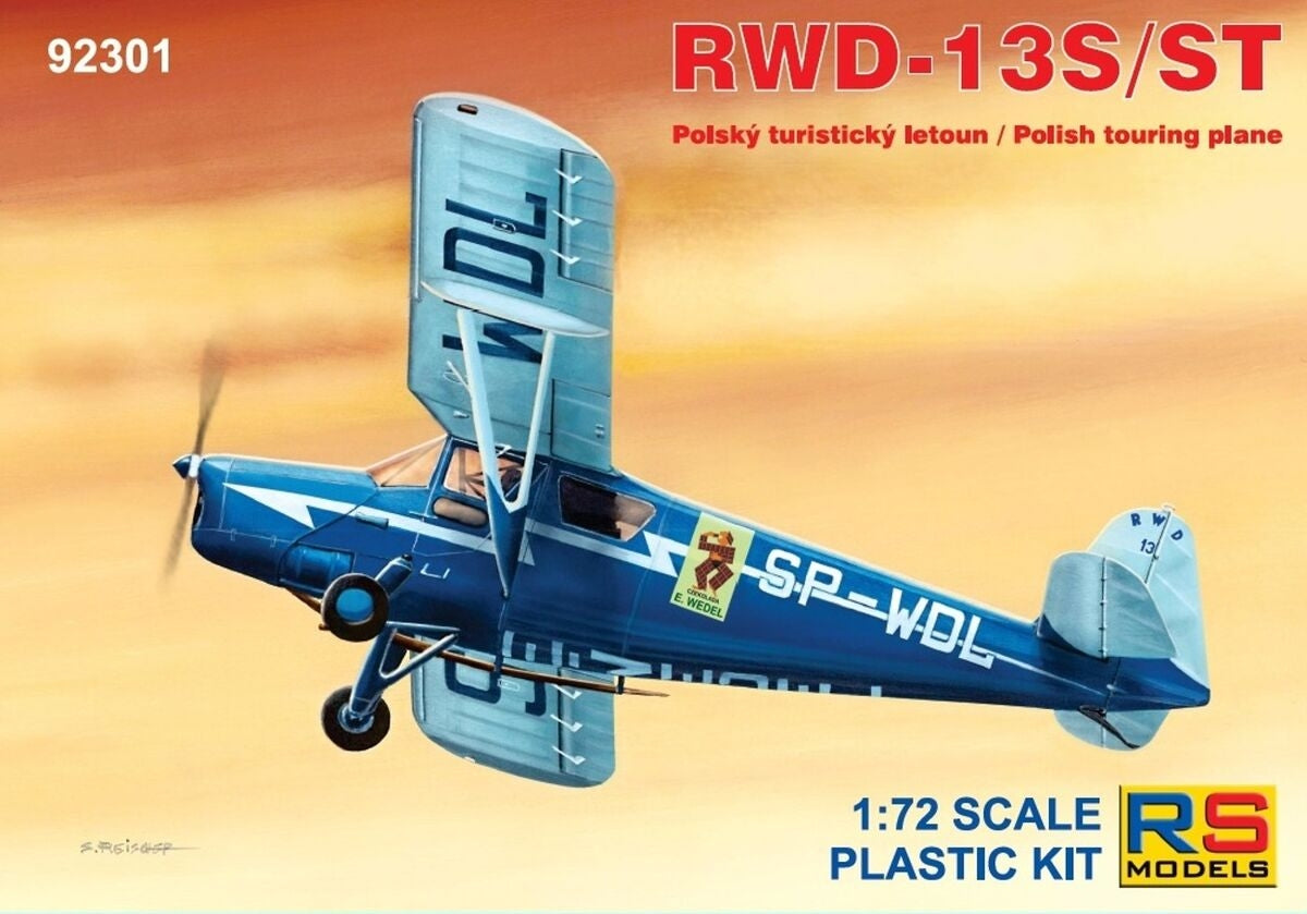 RS Models 92301 RWD-13S/ST Polish Touring Plane 1/72