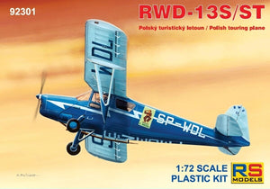 RS Models 92301 RWD-13S/ST Polish Touring Plane 1/72