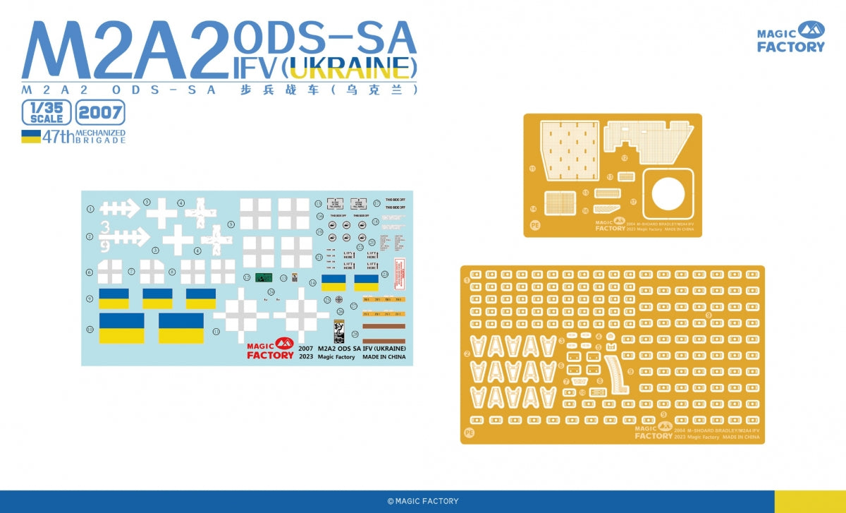 Magic Factory 2007 M2A2 ODS-SA IFV in Ukrainian Service (47th Mechanized Brigade) 1/35 – imagen 3