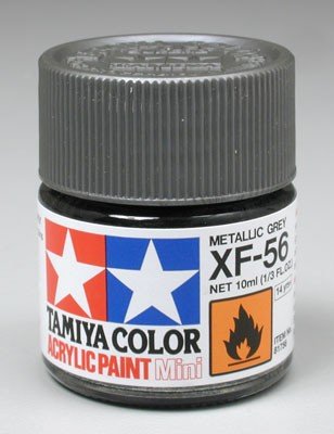 Tamiya XF56 Metallic Grey (81756) Acrylic paint 10ml – Bild 2
