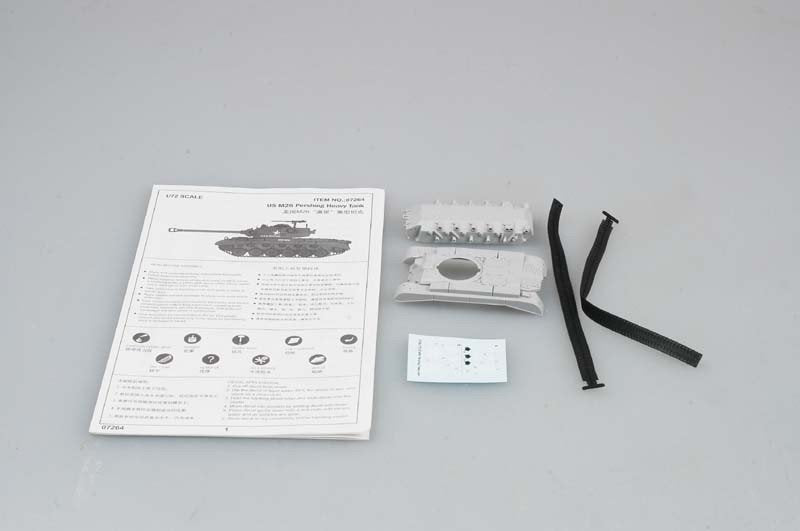 Trumpeter 07264 US M26(T26E3) Pershing Heavy Tank 1/72 – imagen 3