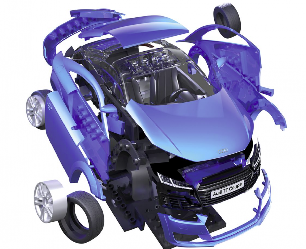 Airfix 6054 QUICKBUILD Audi TT Coupe - Blue – imagen 2