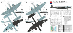 Hobby 2000 72068 Heinkel He 219 A-2 ( DRAGON + CARTOGRAF + MASKI) 1/72 – zdjęcie 5