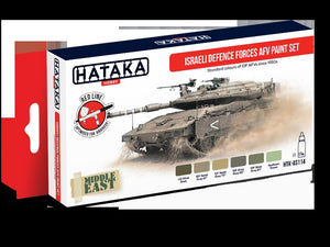 Hataka HTK-AS114 Israeli Defense Forces AFV paint set 6x17 ml – image 2