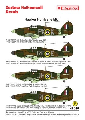 Techmod 48046 - Hawker Hurricane Mk I 1/48 – imagen 2