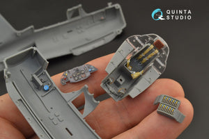 Intérieur imprimé en 3D et coloré sur papier décalcomanie Quinta Studio QD48241 Me 163B (GasPatch models) 1/48 – image 10