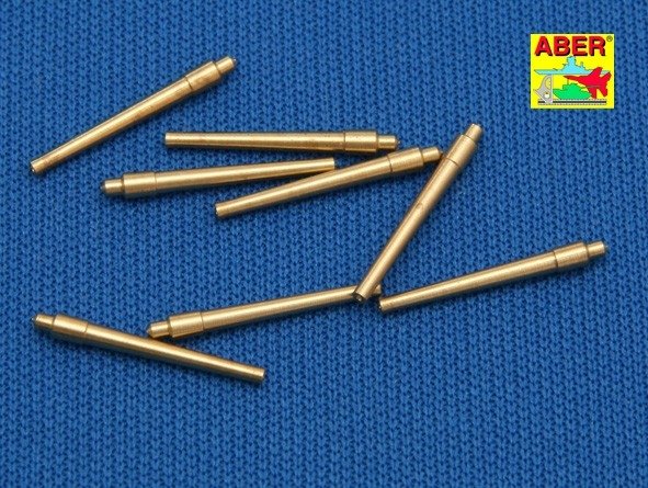 Aber 1/700L-09 Set of 8 pcs 381mm short barrels for turrets with antiblast covers ships Hood 1/700