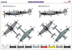 Wingsy Kits D5-09 MESSERSCHMITT Bf 109 E-1 and E-3 Legion Condor 1/48 – Bild 17
