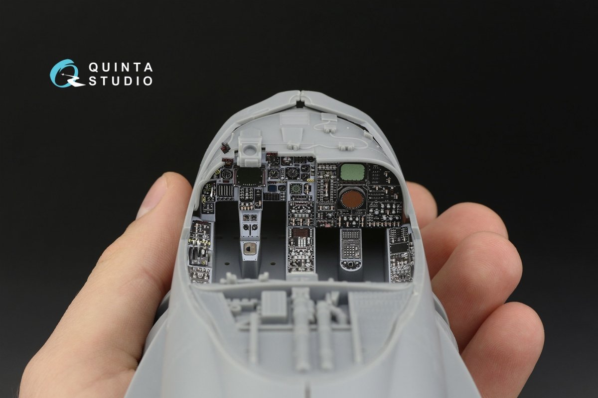 Quinta Studio QD32107 A-6E TRAM Intruder 3D-Printed &amp;amp; coloured Interior on decal paper (Trumpeter) 1/32 – imagen 7
