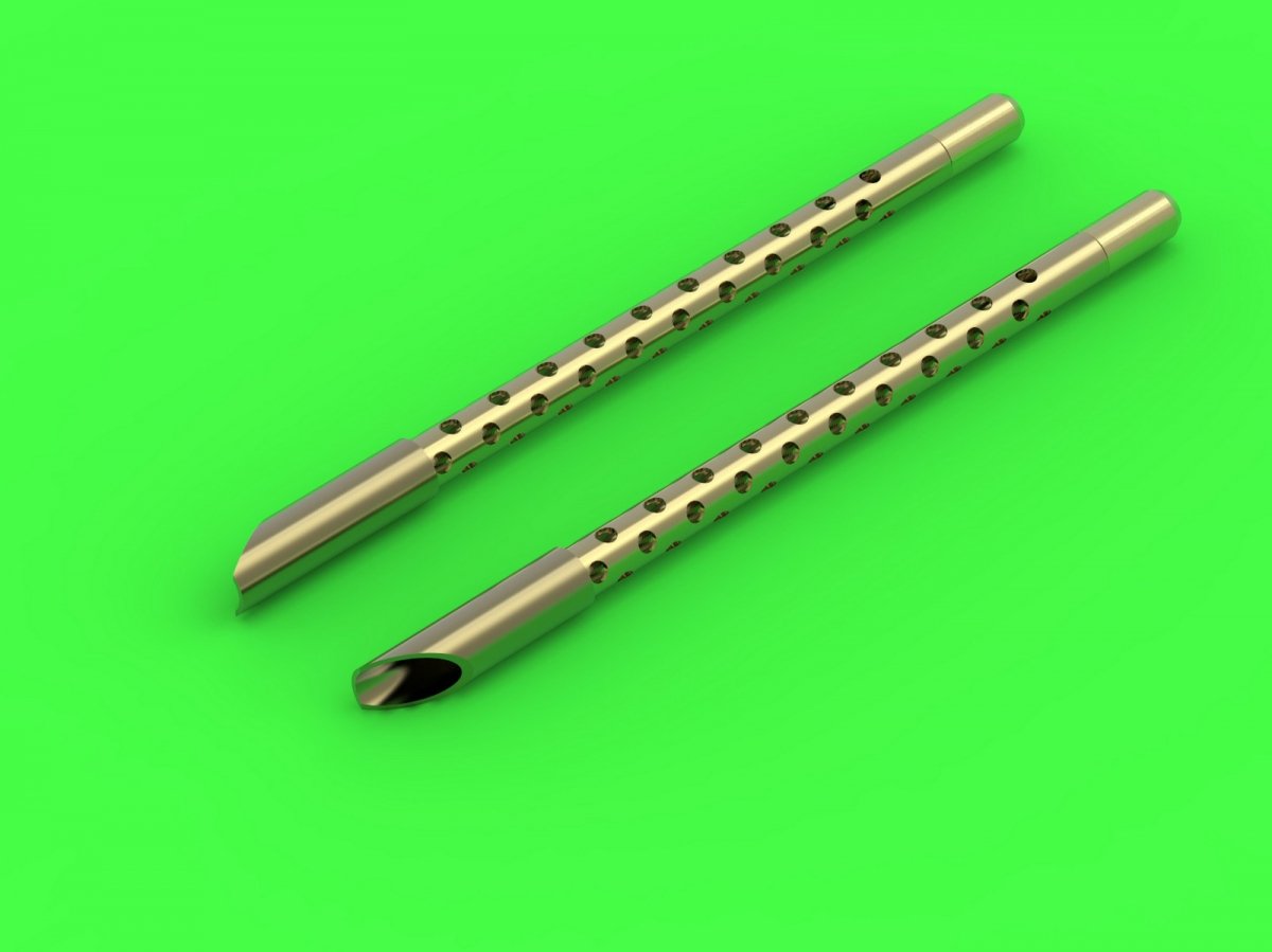 Master AM-48-138 Boeing B-17 Flying Fortress Machine gun barrels set 1/48 – immagine 2