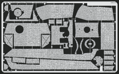 Eduard 35393 Panther Ausf. G early Zimmerit Horizontal 1/35 Tamiya – imagen 2
