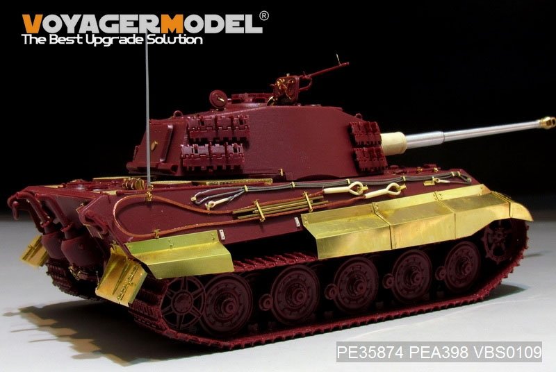 Voyager Model PEA398 WWII German King Tiger Schurzen（For MENG) 1/35 – immagine 2