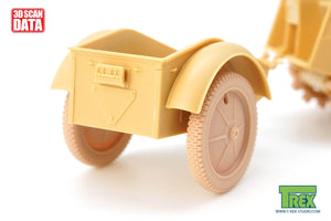 T-Rex Studio TR85060 Kettenkaraftrad Winterkette w/Sprockets, Wheels Type 2 1/35 – Bild 5