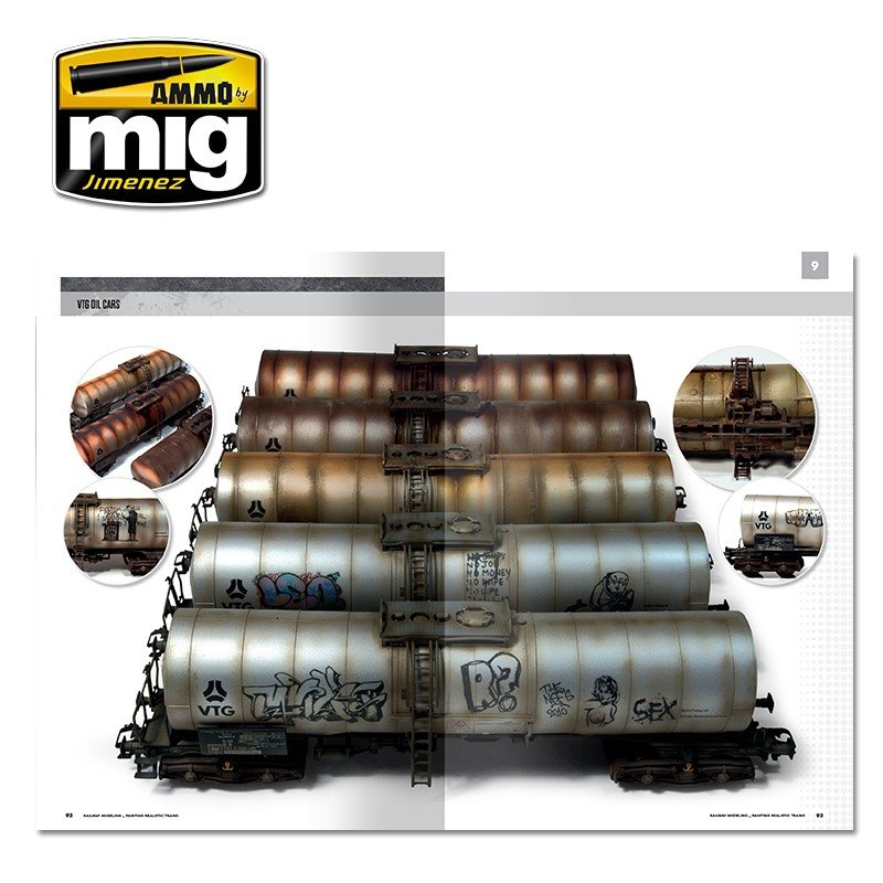 AMMO of Mig Jimenez 6250 MODELLING SCHOOL - RAILWAY MODELING: PAINTING REALISTIC TRAINS – immagine 3